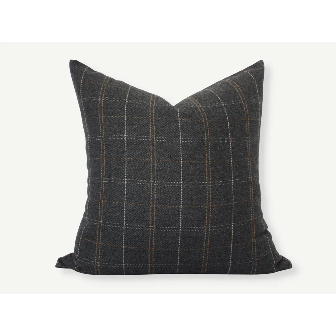 Textured Wool Blend Pillow Cover