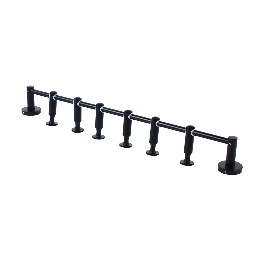 6 Hook Wall Mounted Coat Rack