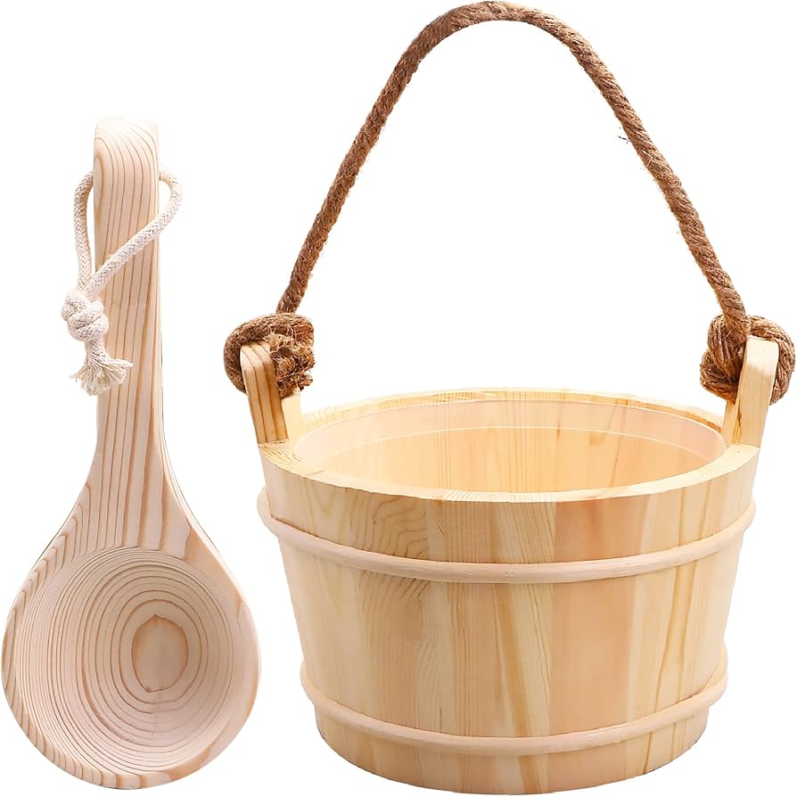 Kakunm Sauna Bucket And Ladle