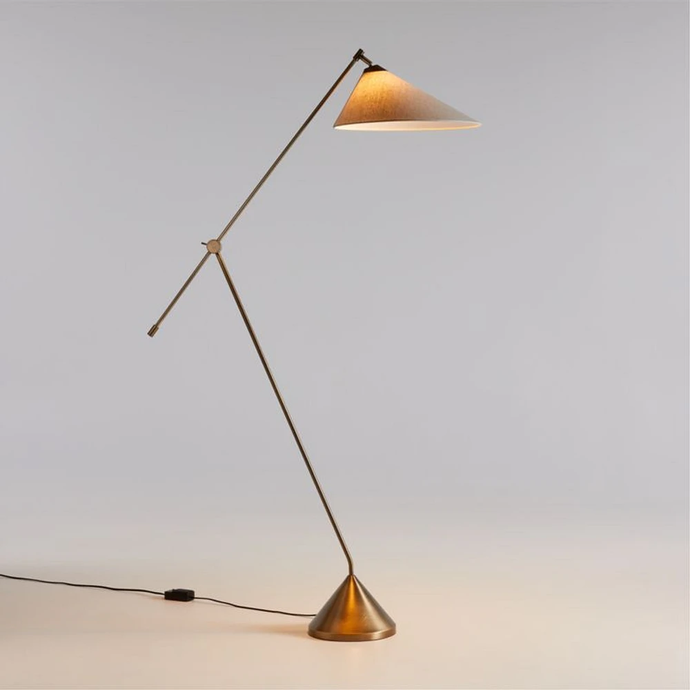 Avant Metal Articulating Floor Lamp 