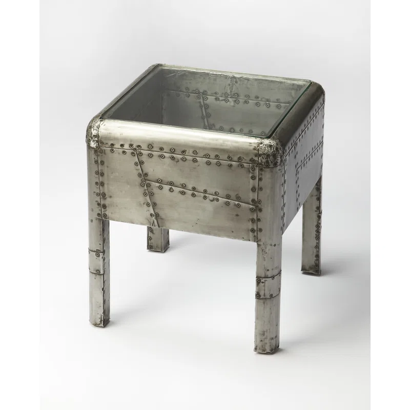 Alisander Glass End Table