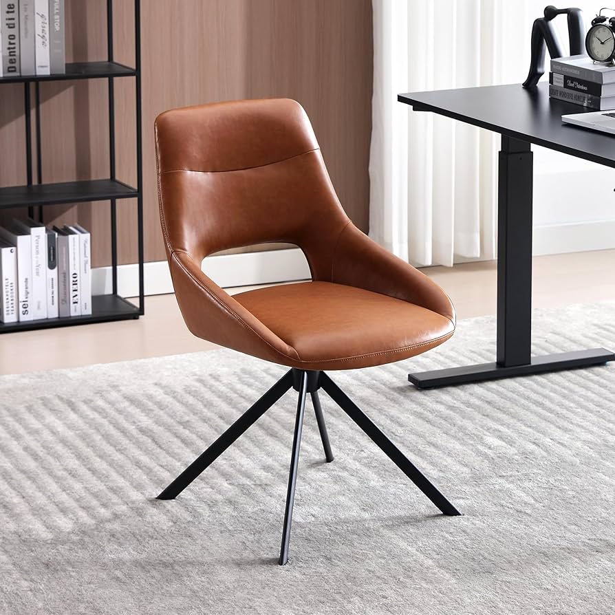 Jirain Mid Century Modern Desk Chair No Wheels Set Of 1