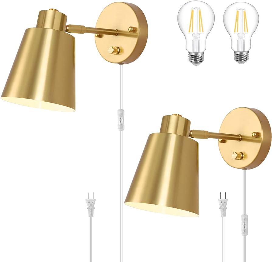 Vatoni Plug In Wall Sconces