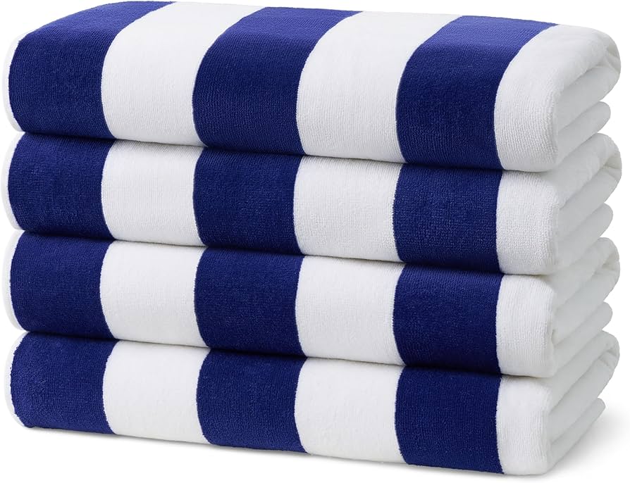 Ben Kaufman Sales Co Striped Towel - Absorbent