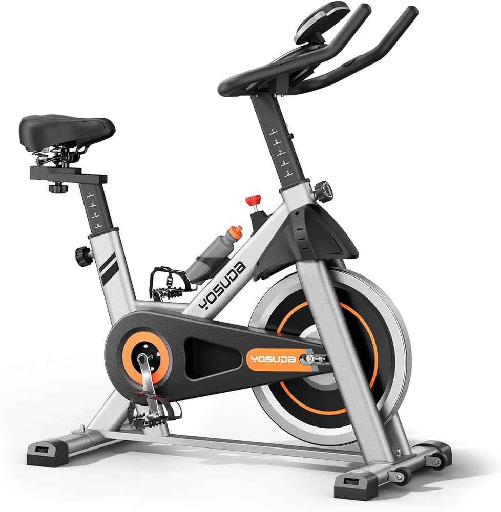 Yosuda Indoor Cycling Bike - 2023 Version - Stationary Bike With Tablet Mount & Comfortable Seat Cushion : Sports & Outdoors