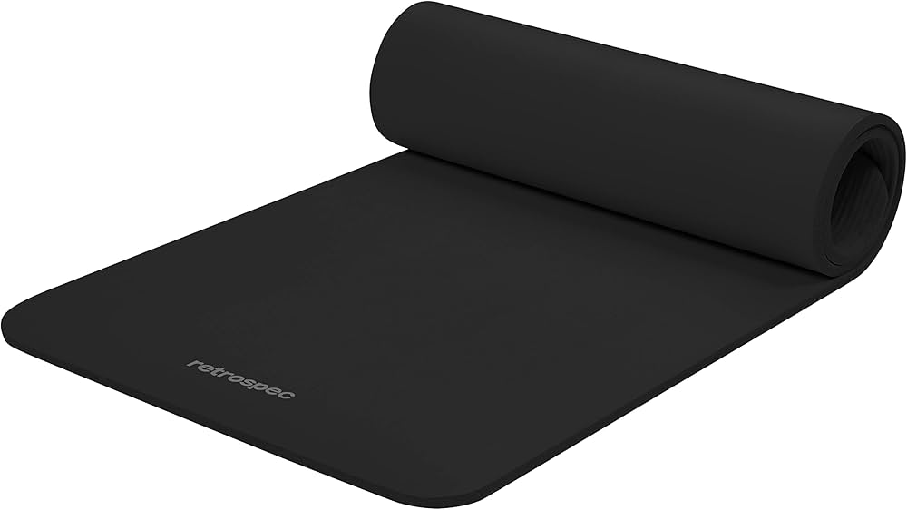 Retrospec Retrospec Solana Yoga Mat 1/2" Thick W/nylon Strap For Men & Women - Non Slip Excercise Mat For Yoga