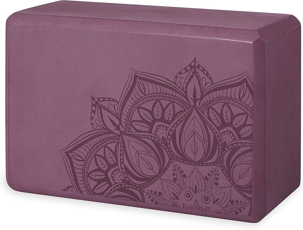 Gaiam Yoga Block - Supportive Latex-free Eva Foam - Soft Non-slip Surface With Beveled Edges For Yoga