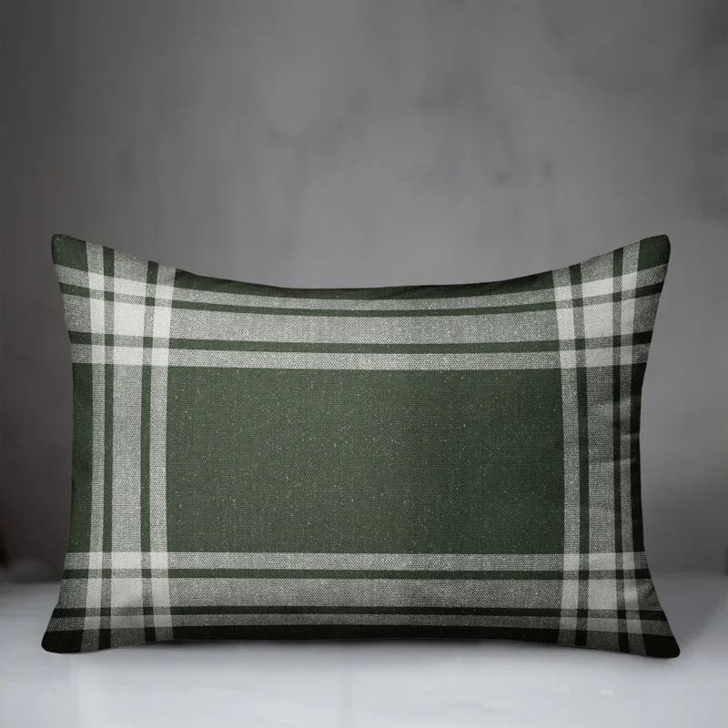 Plaid Throw Pillow