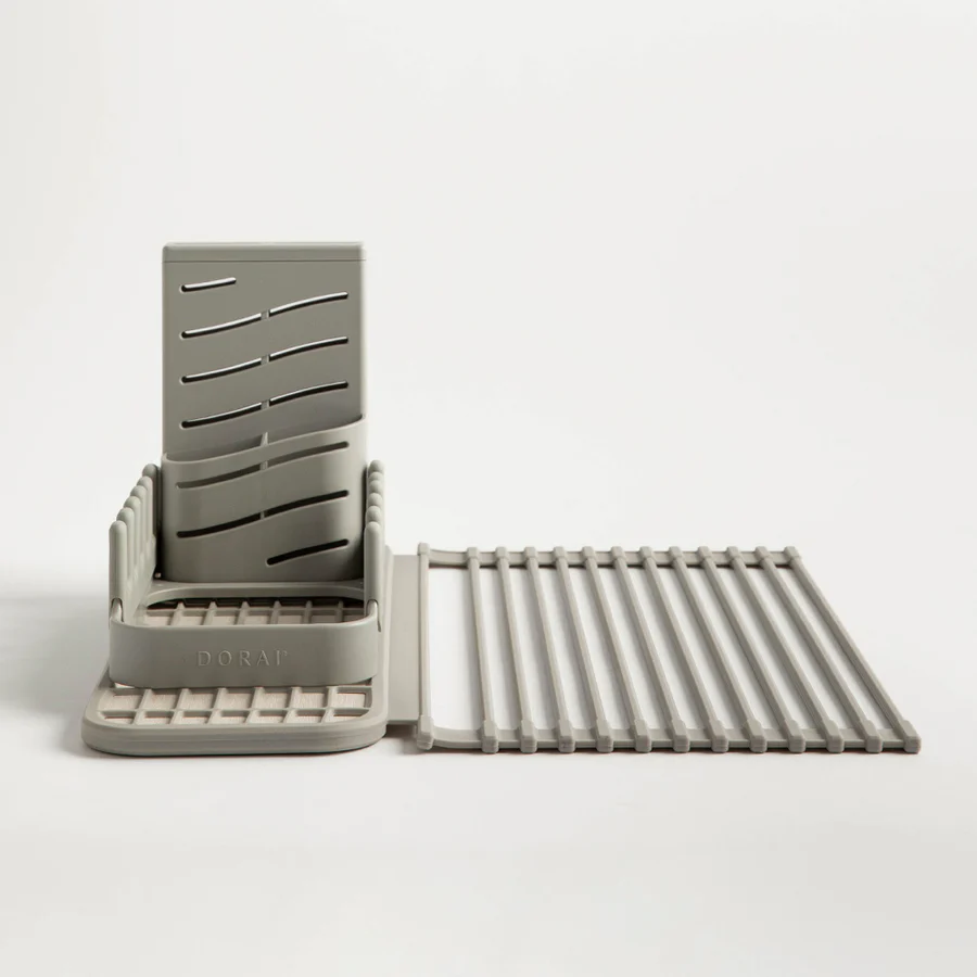 Over The Sink Dish Pad + Rack Bundle