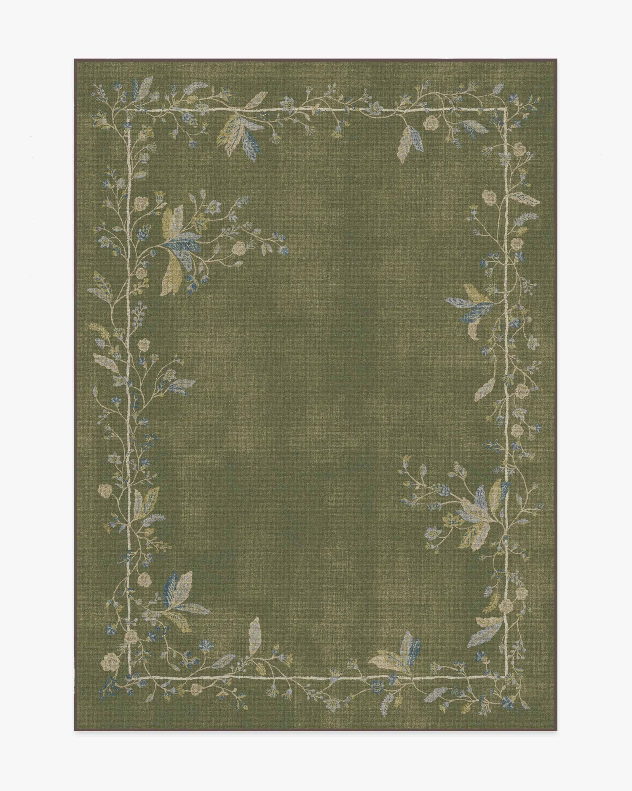 Daphne Olive Green Rug | Ruggable 9 X 12