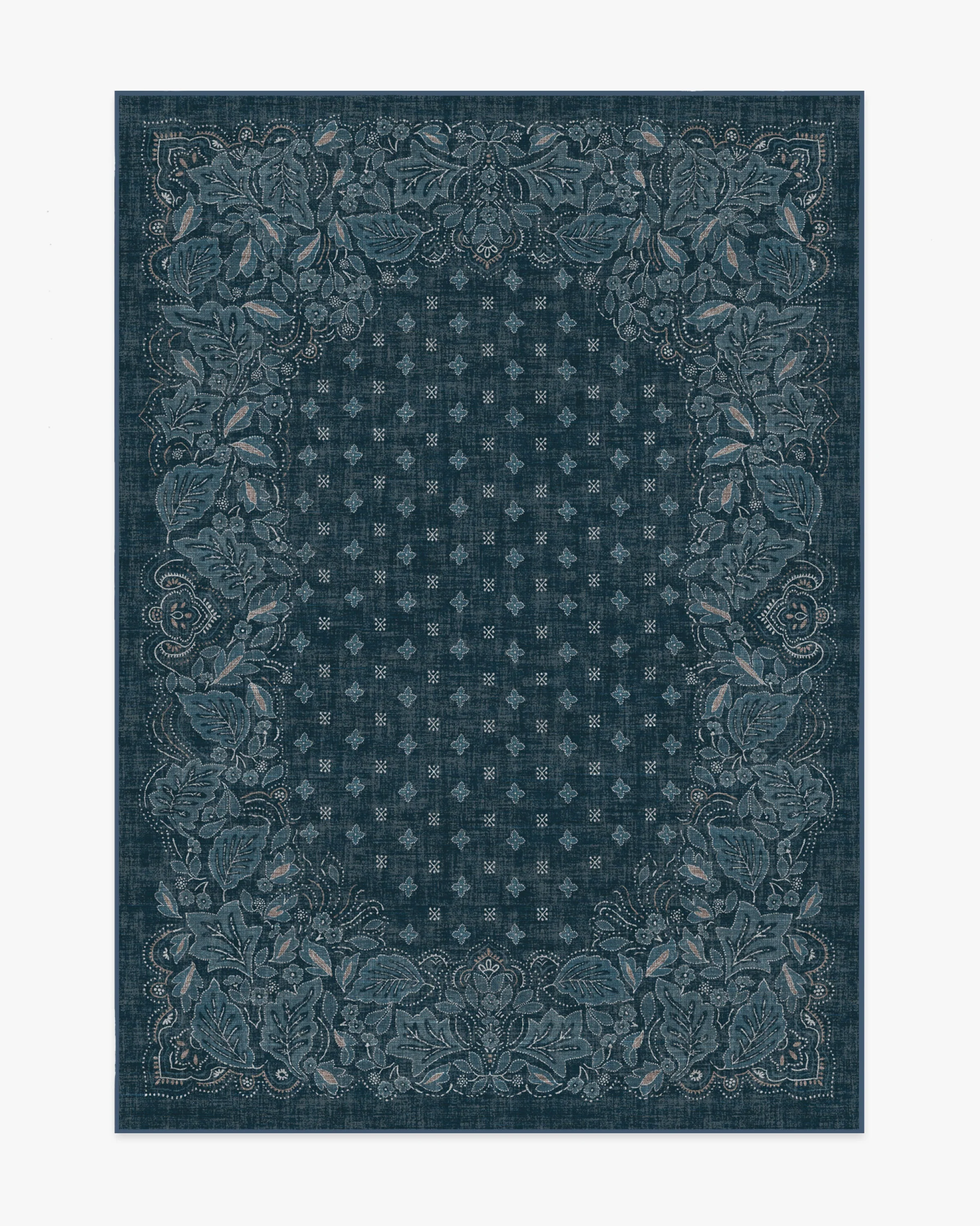 Prato Midnight Blue Rug | Ruggable 8 X 10