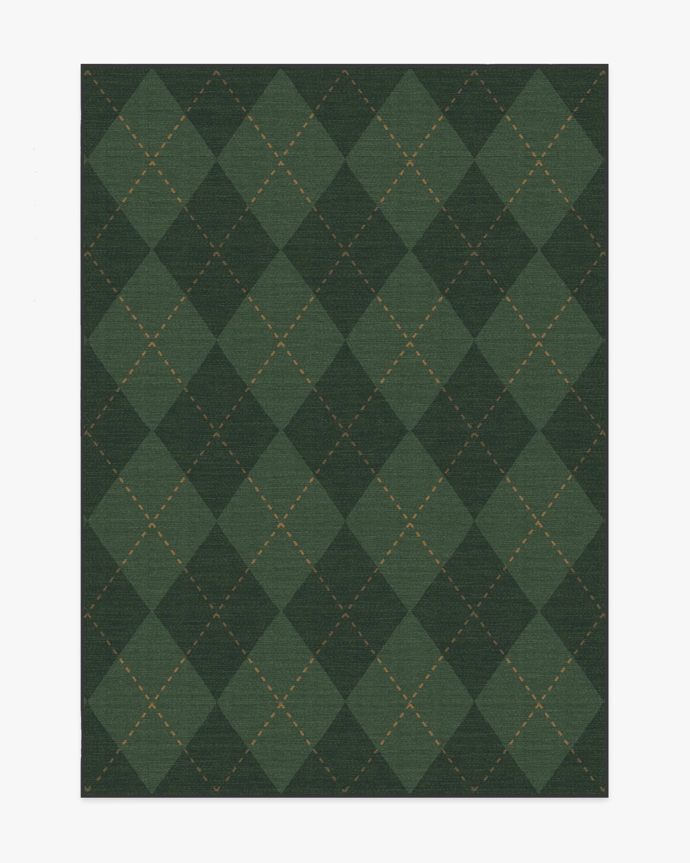 Oliver Argyle Forest Green Rug | Ruggable 6 X 9