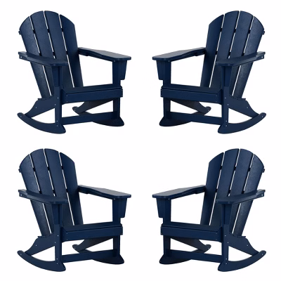 Westintrends Outdoor Adirondack Rocking Chair 