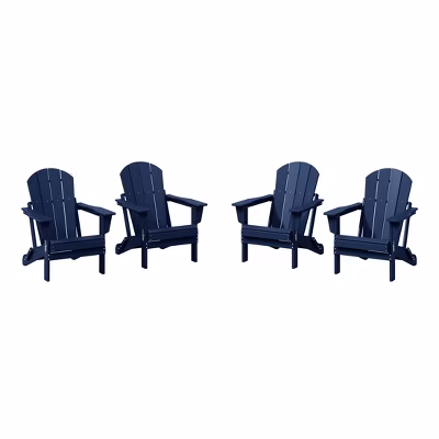 Outdoor Patio Folding Adirondack Chair