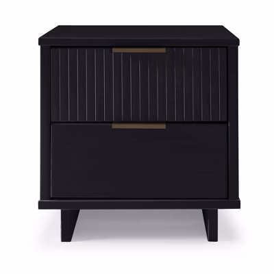Nightstand Black - Manhattan Comfort
