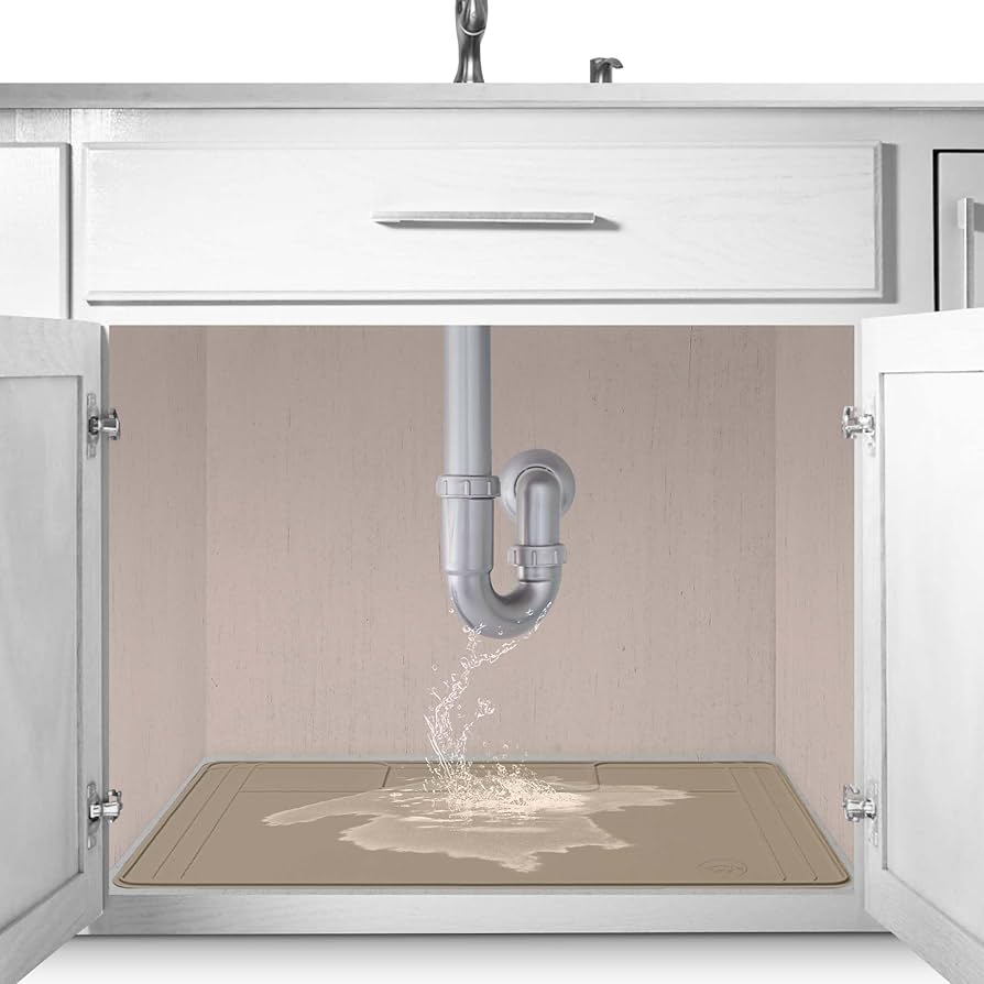 The Original Under Sink Mat - Adjustable Silicone Mat