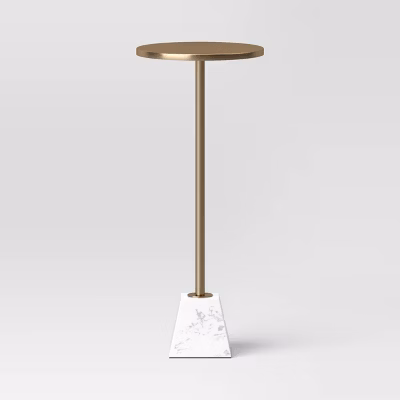 Marble Drink Table 