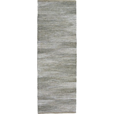 Runner Woven Rug Gray