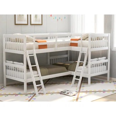 Latitude Run Abigel Twin L Shaped Bunk Bed By Latitude Run