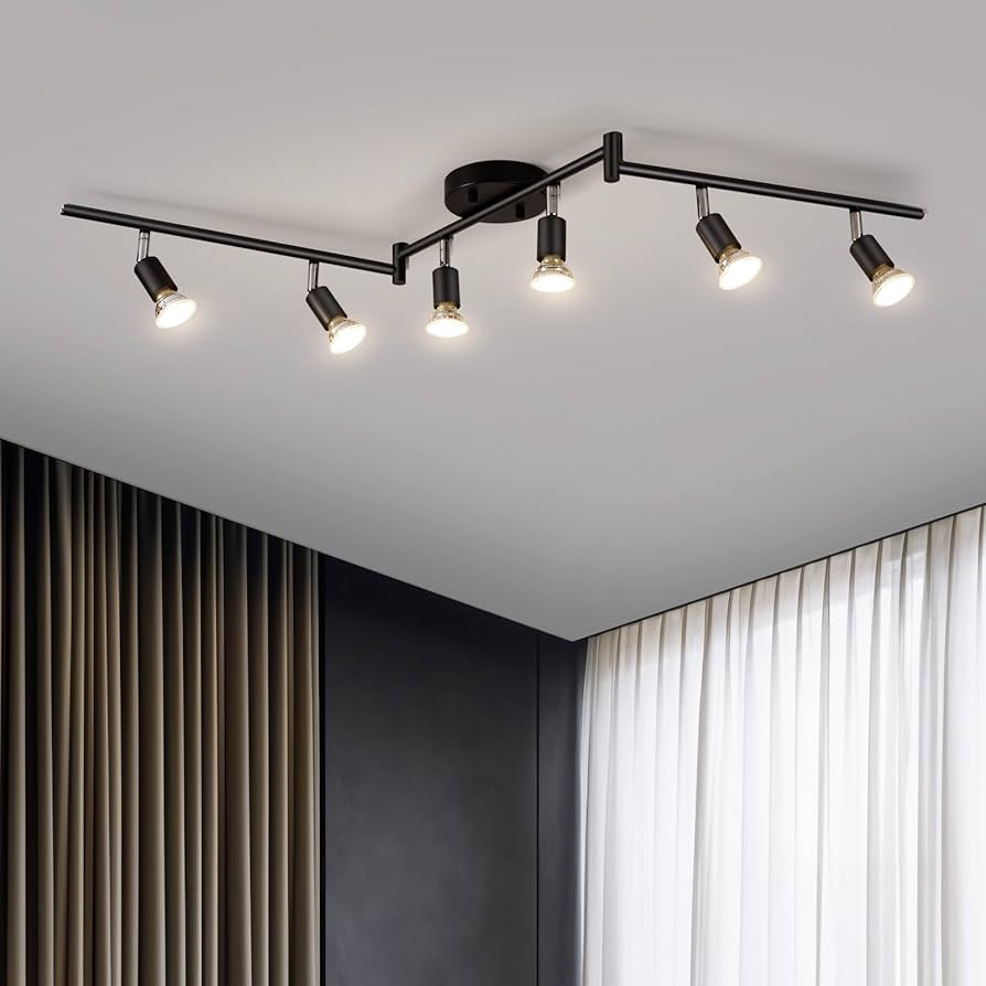 Bojim 6 Light Led Track Lighting Kit