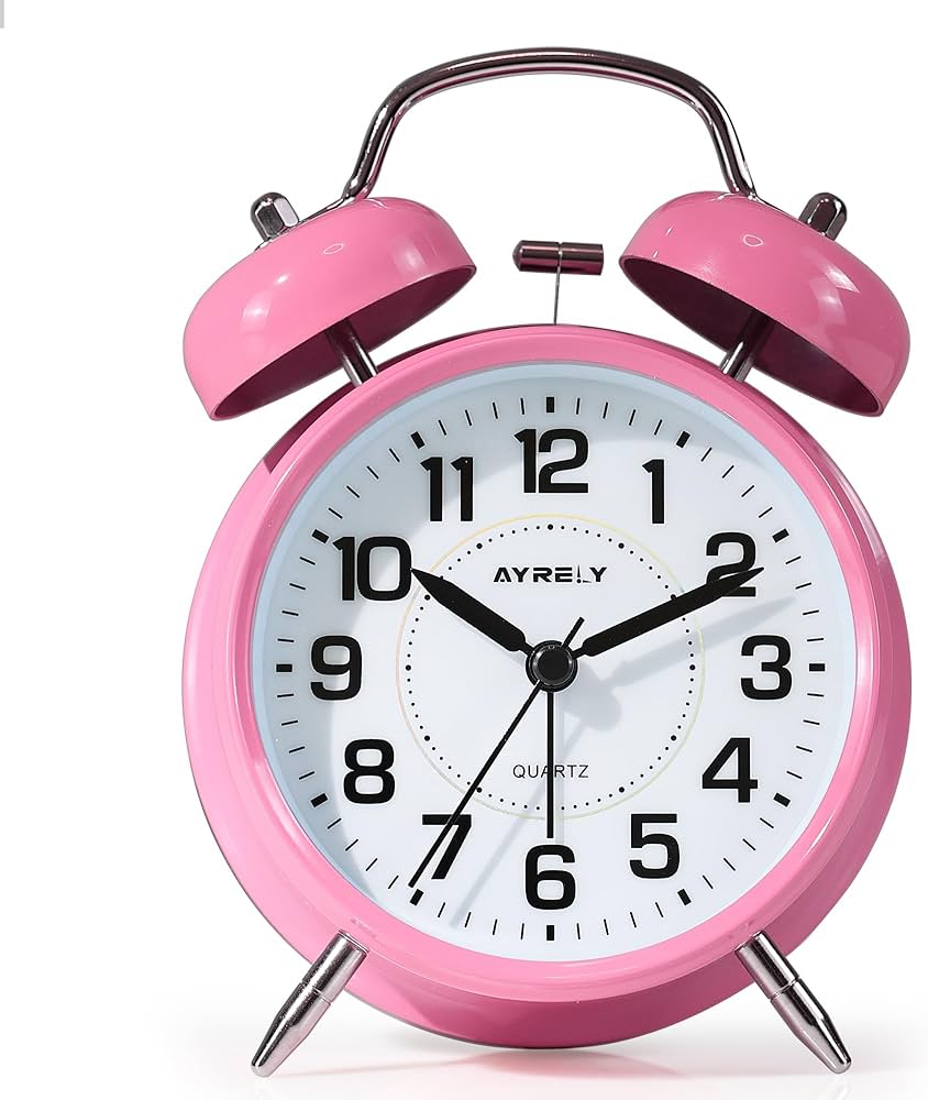 Ayrely® Super Loud Twin Bell Alarm Clock For Heavy Sleepers