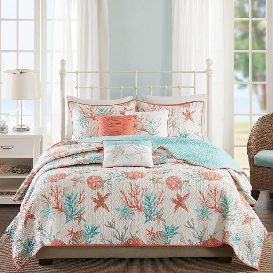 Madison Park Quilt Set Cottage Coastal Design