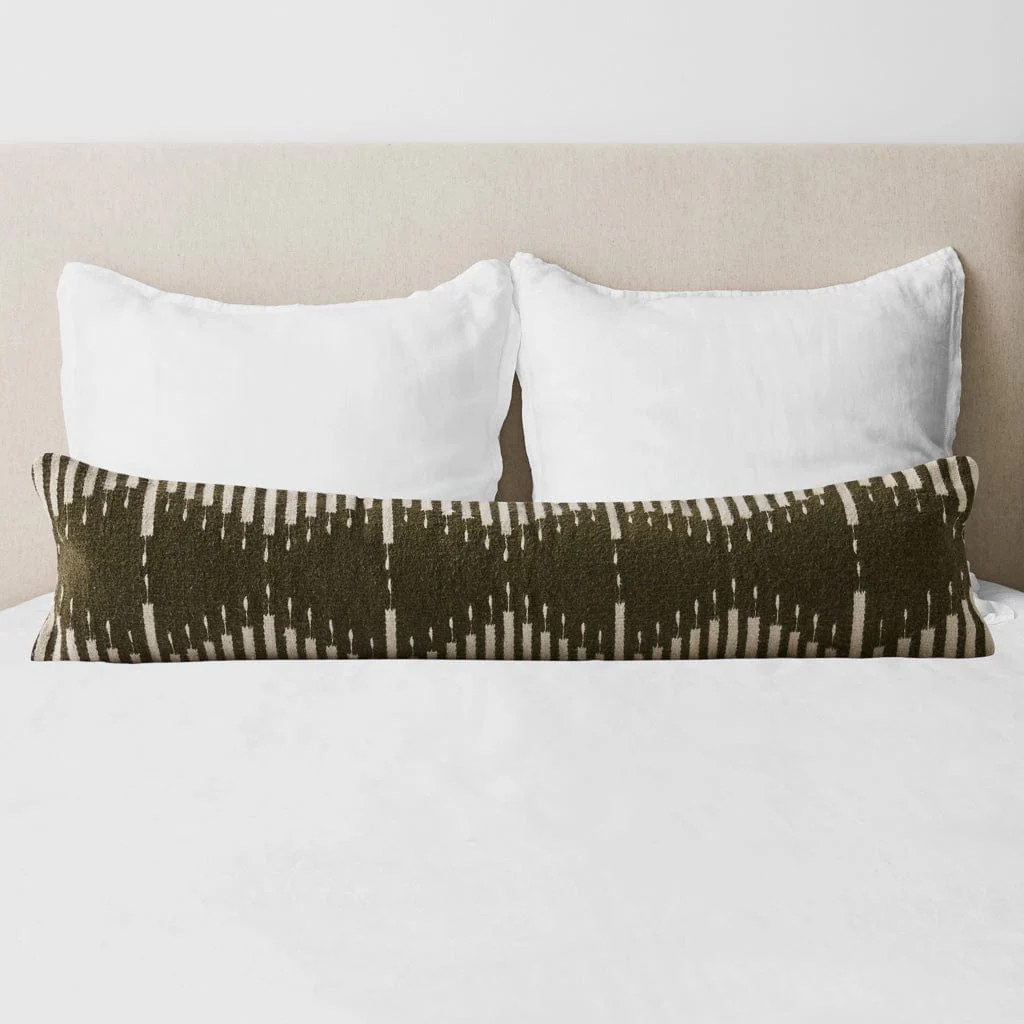 Modern Lumbar Pillow | Long Decorative Pillows From The Citizenry