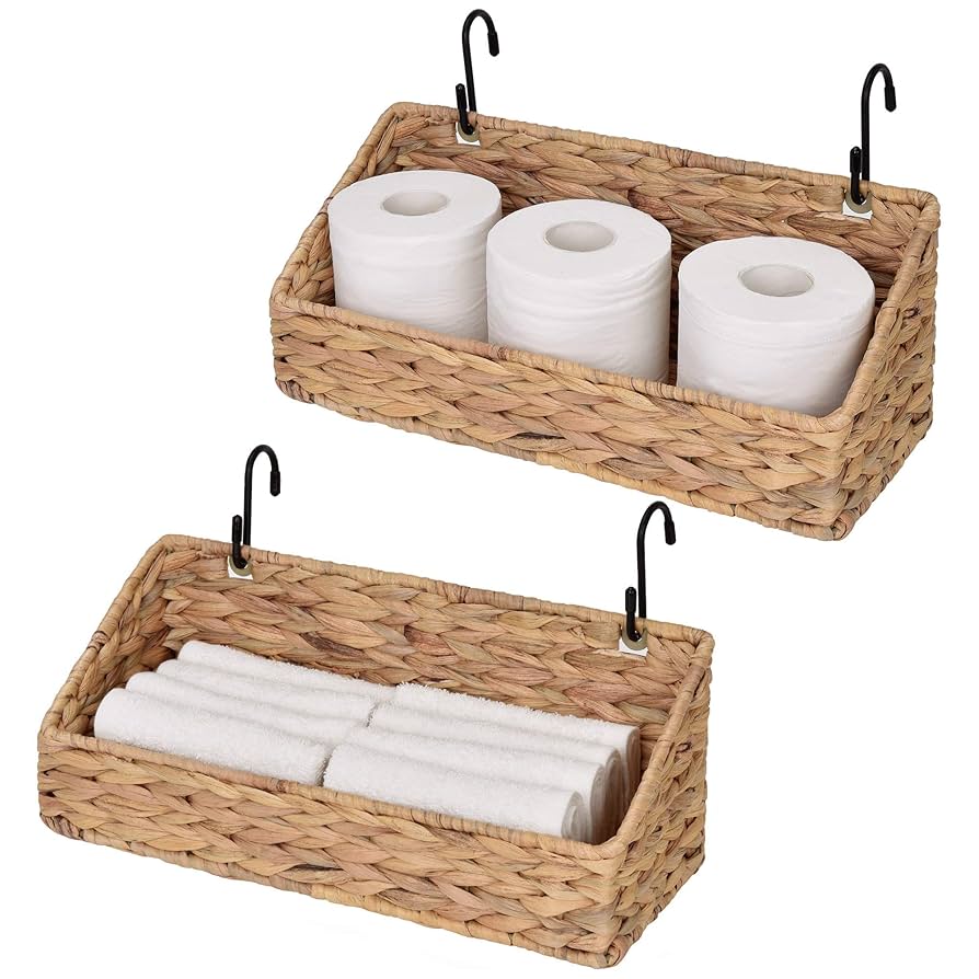 Storageworks Woven Wall Baskets For Storage