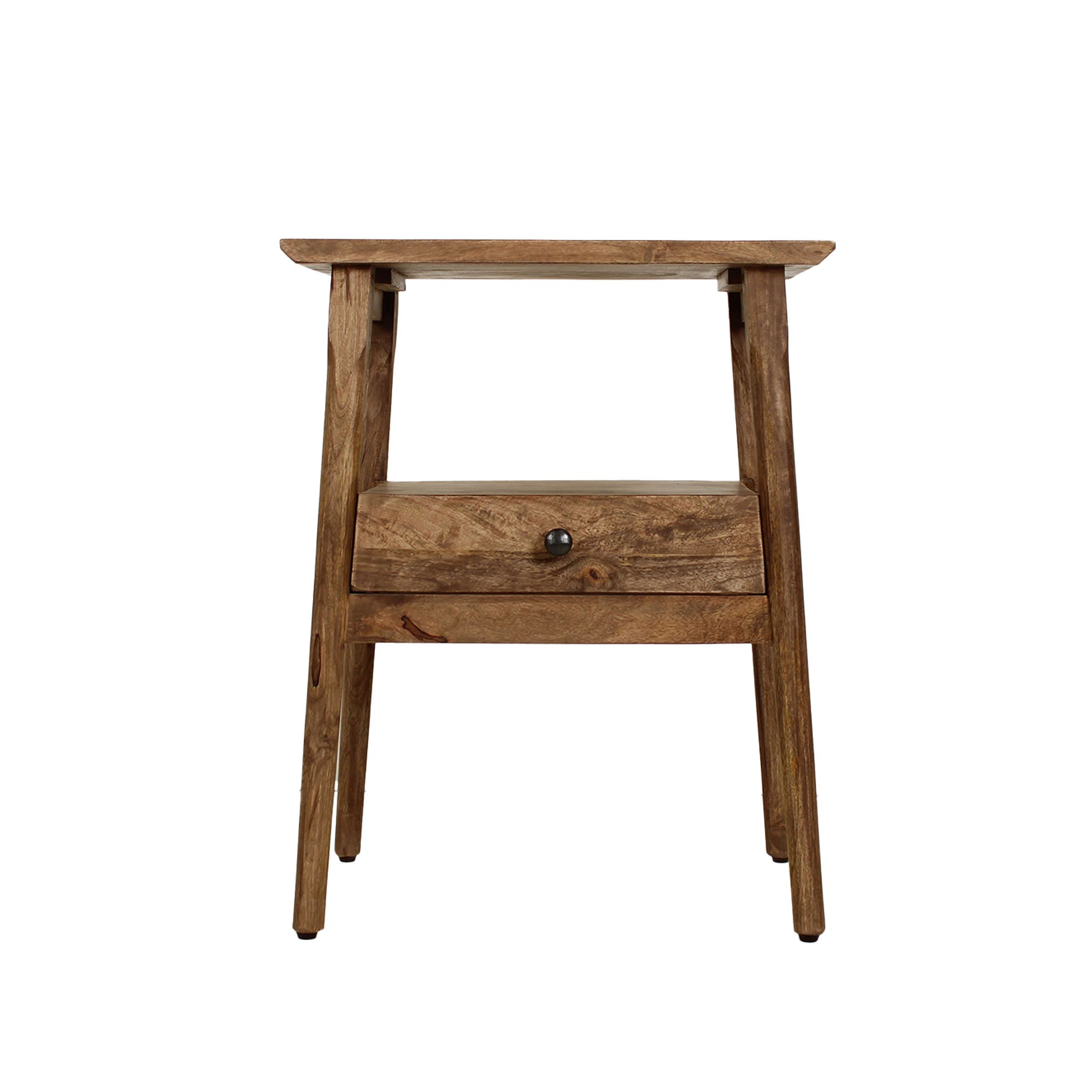 Birch Lane Akio 1 Drawer Solid Wood Nightstand