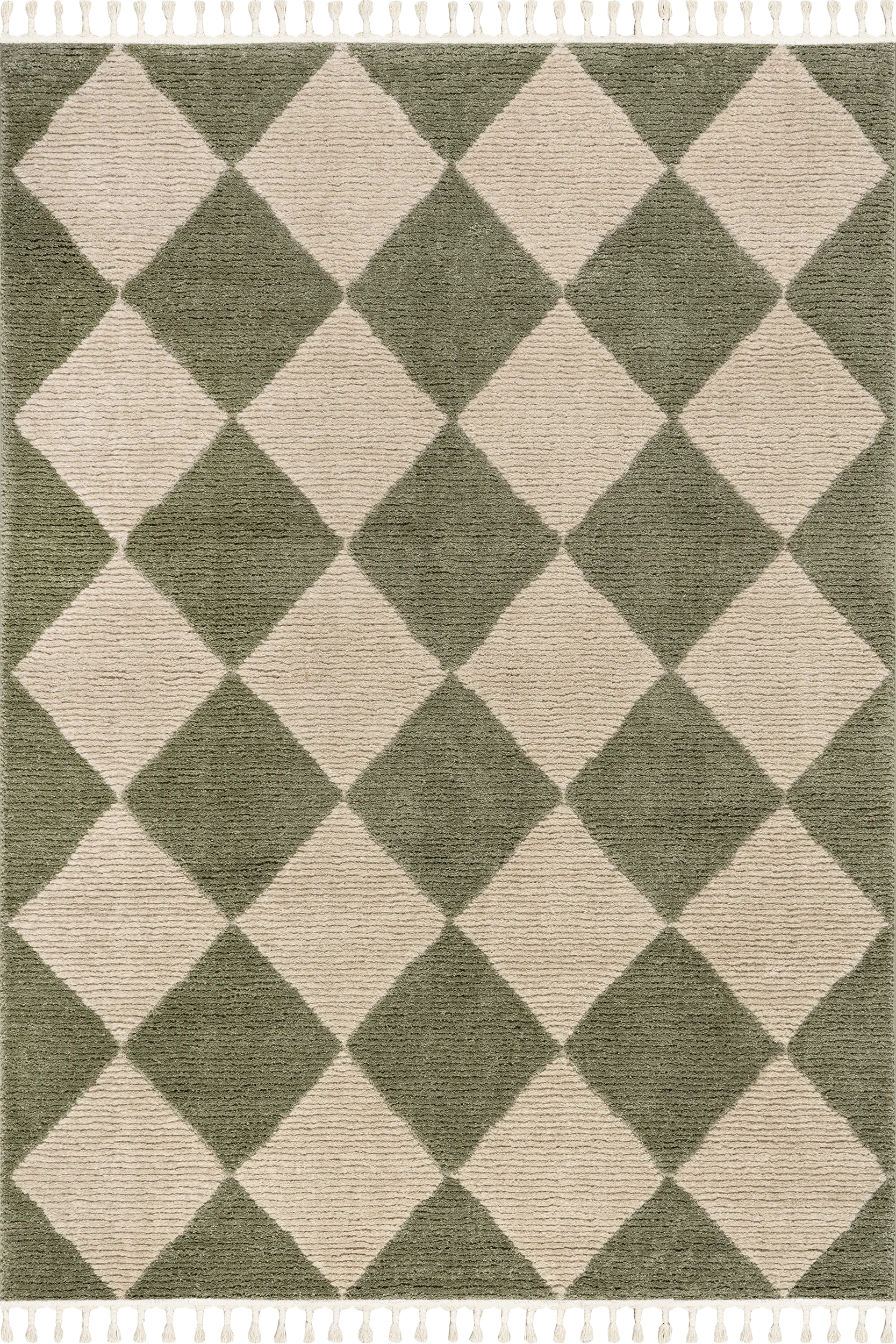 Aylin Diamond Tasseled Rug