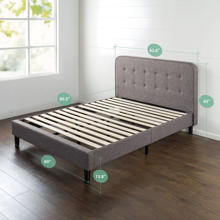 Wrought Studio Bierman Tufted Upholstered Low Profile Platform Bed