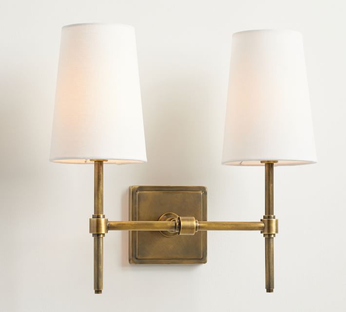 Pearson Double Shade Sconce