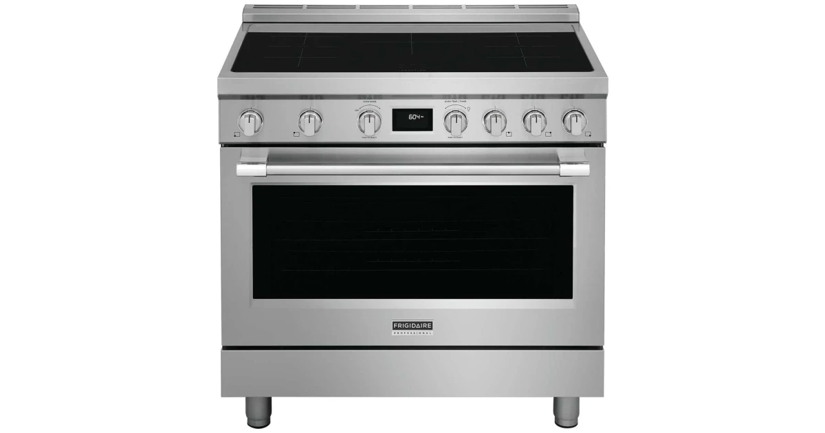Frigidaire Pcfi3670af 36 Inch Wide 4.4 Cu. Ft. Free Standing Induction Range With Led Backlit Knobs