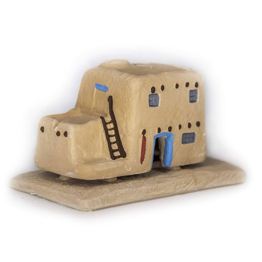 Incienso De Santa Fe - Casa De Adobe Natural Wood Incense Burner