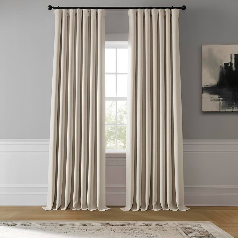 Faux Linen Curtains For Bedroom