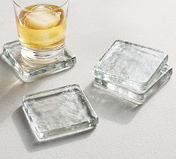 Slab Glass Coasters