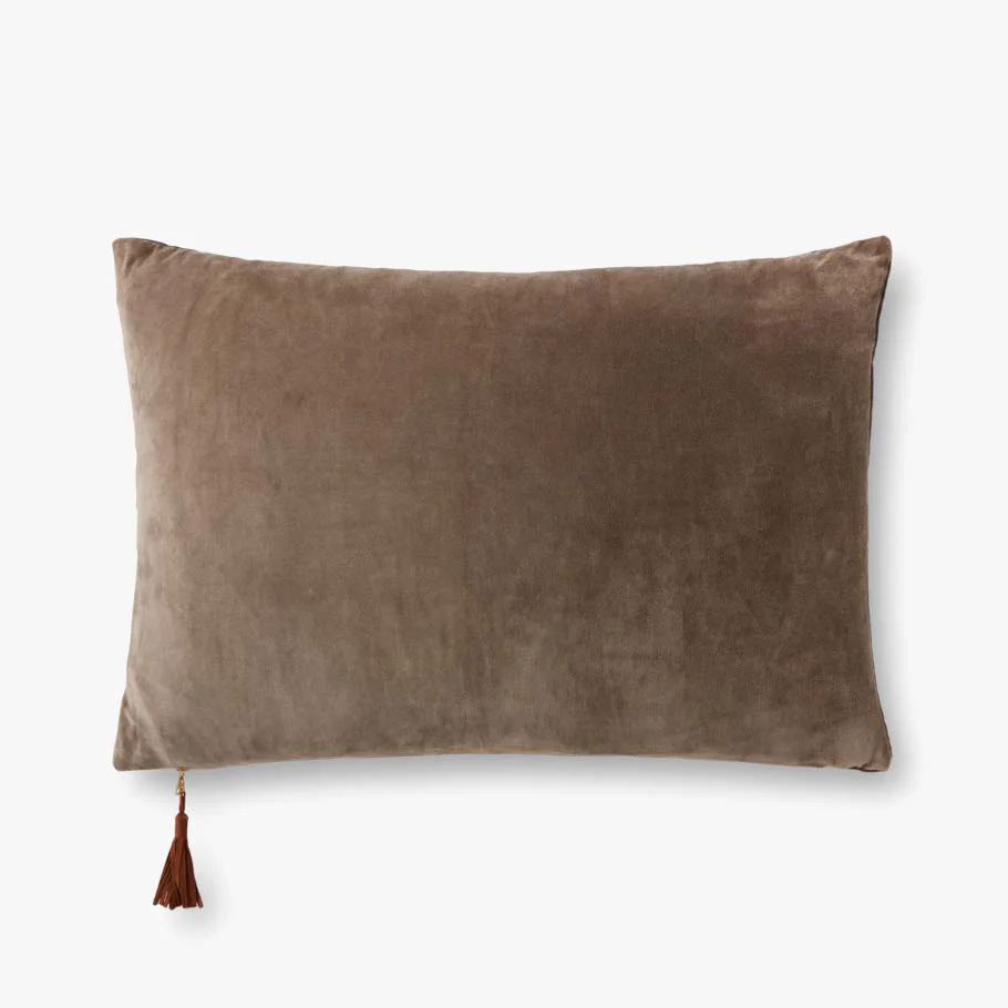 Mocha/Plum Pillow