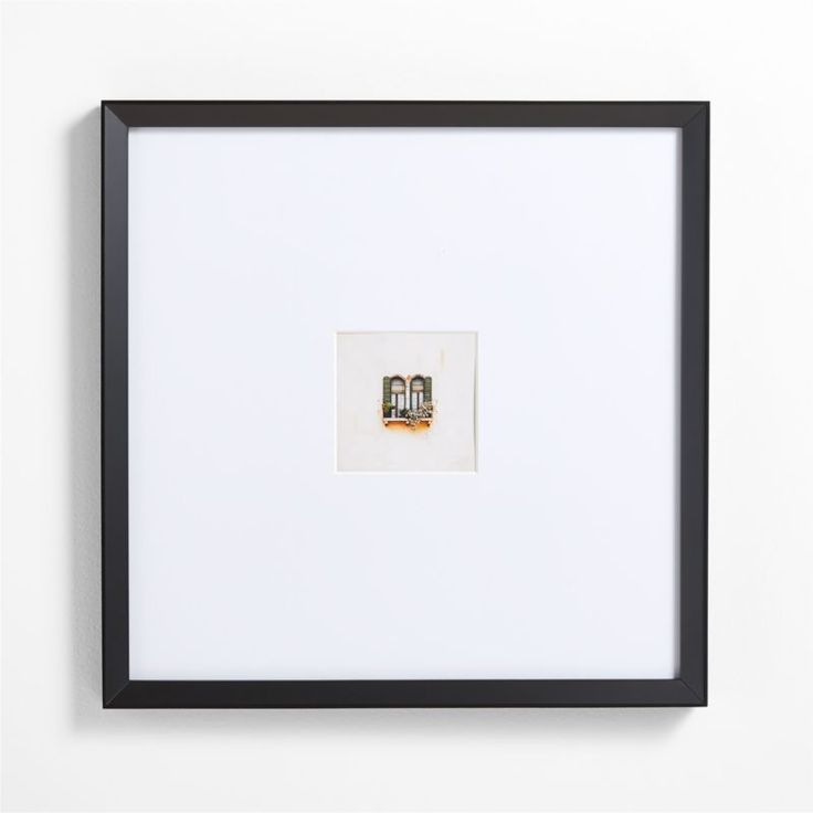 Icon Wood 5x5 Black Picture Frame
