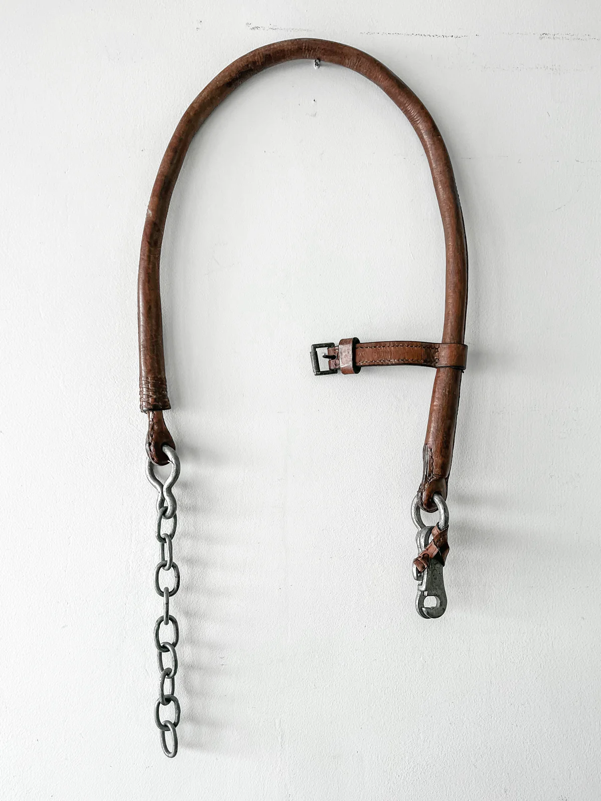Vintage Horse Tack With Leather