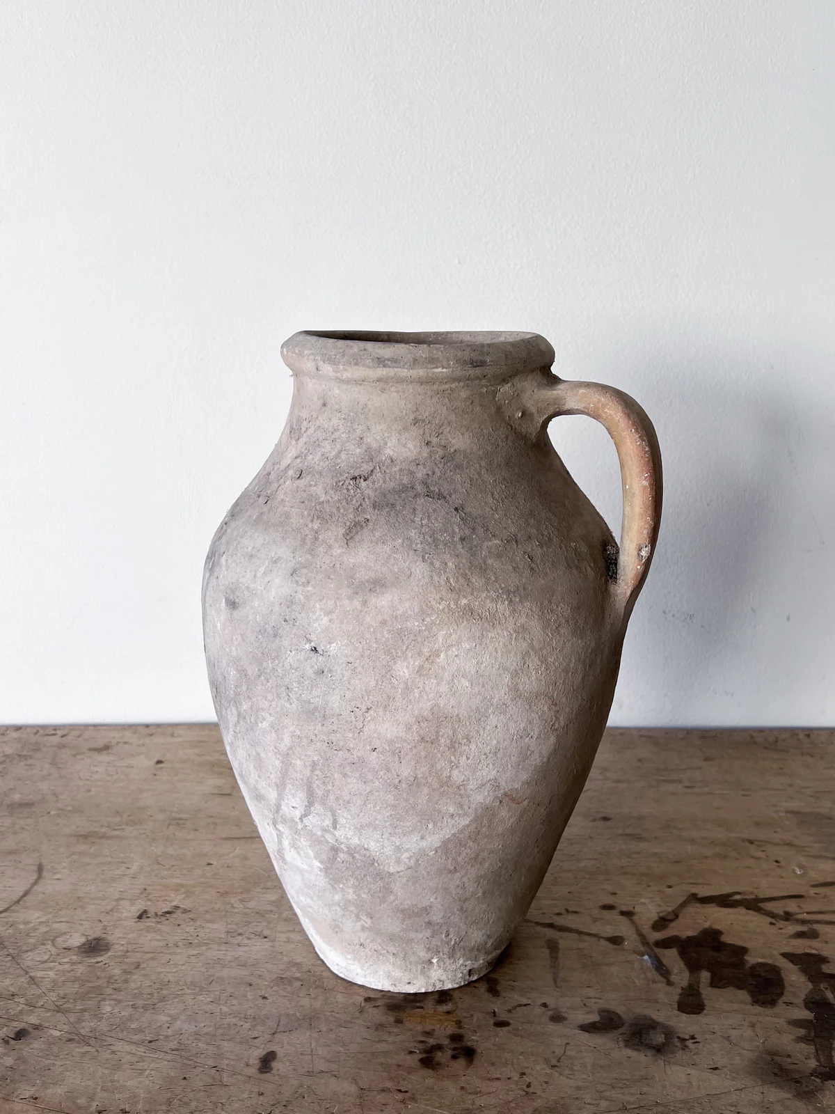 Large Vintage Turkish Olive Jug