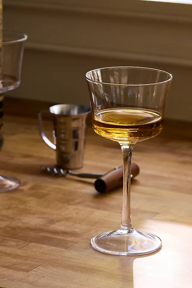 Viski Raye Crystal Sour Glasses