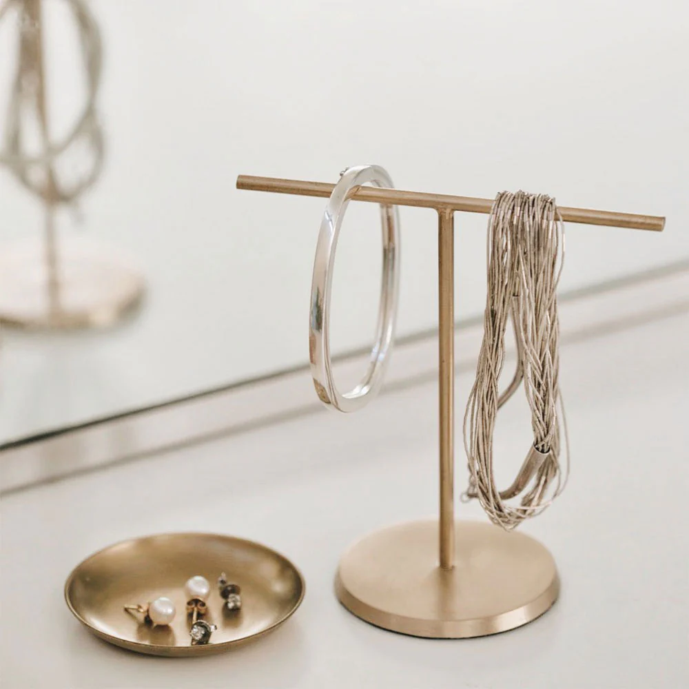 Brass Jewelry Stand Large