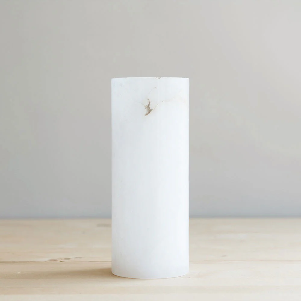 Tall Alabaster Vase