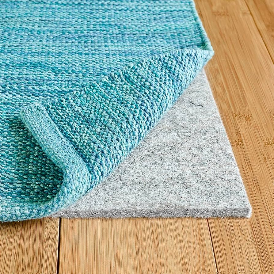 Rugpadusa - Basics - 8'x10' - 1/4" Thick - 100% Felt - Protective Cushioning Rug Pad - Safe For All Floors And Finishes Including Hardwoods : Home & Kitchen