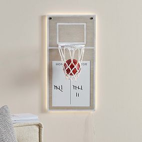 Backlit Two Player Basketball Wall Game