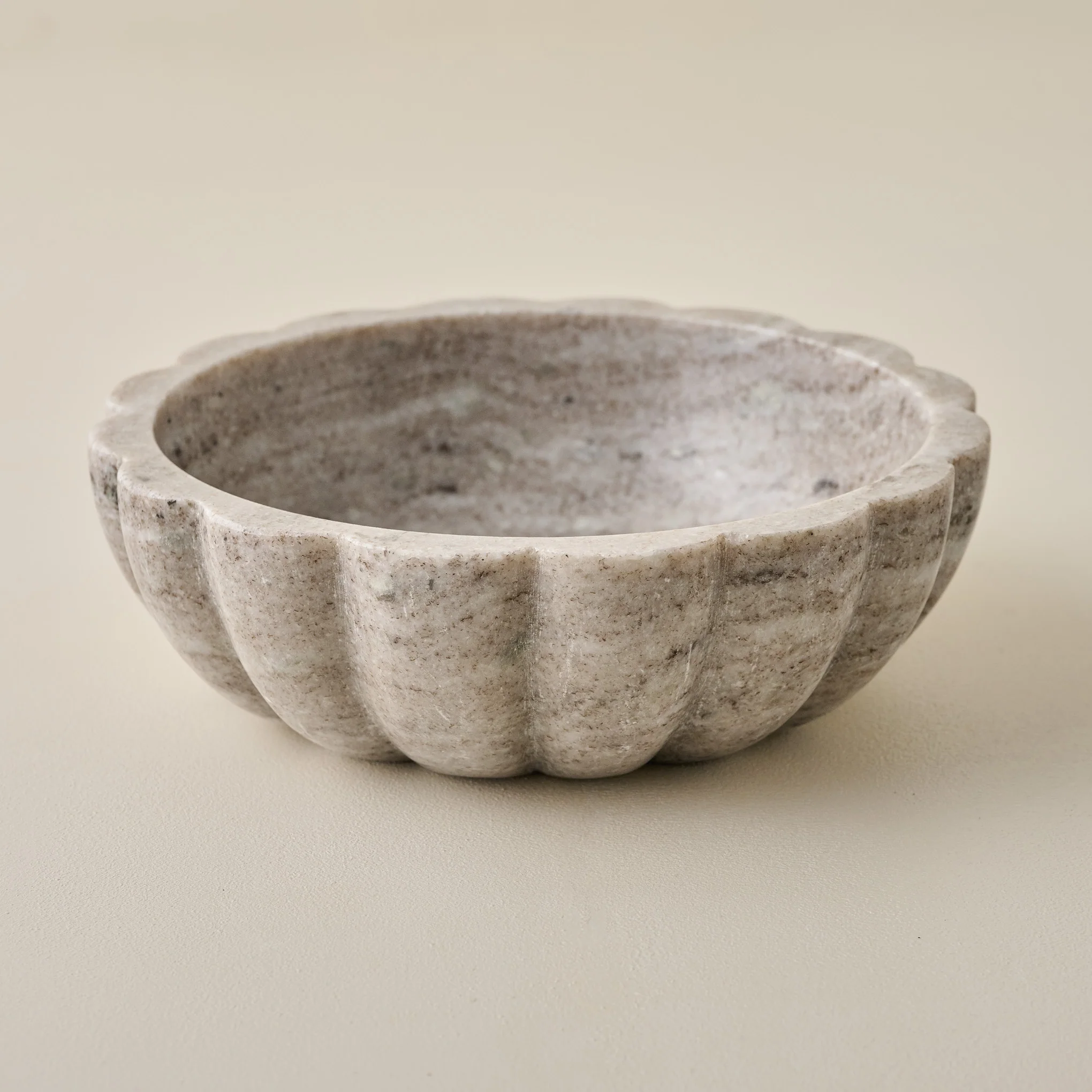 Foster Marble Scalloped Bowl