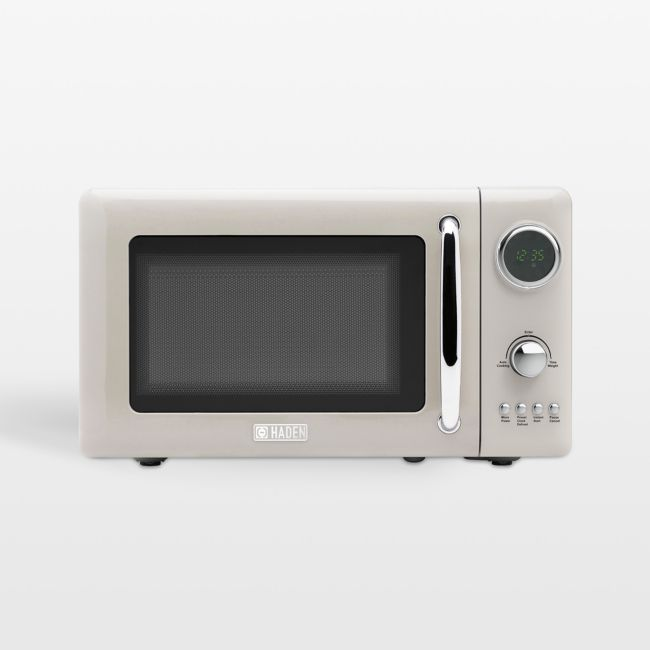Haden Putty Beige Compact Microwave