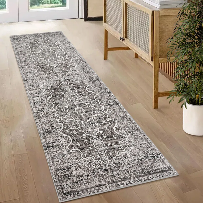 Area Rug Machine Washable Rugs With Rubber Backing For Living Room