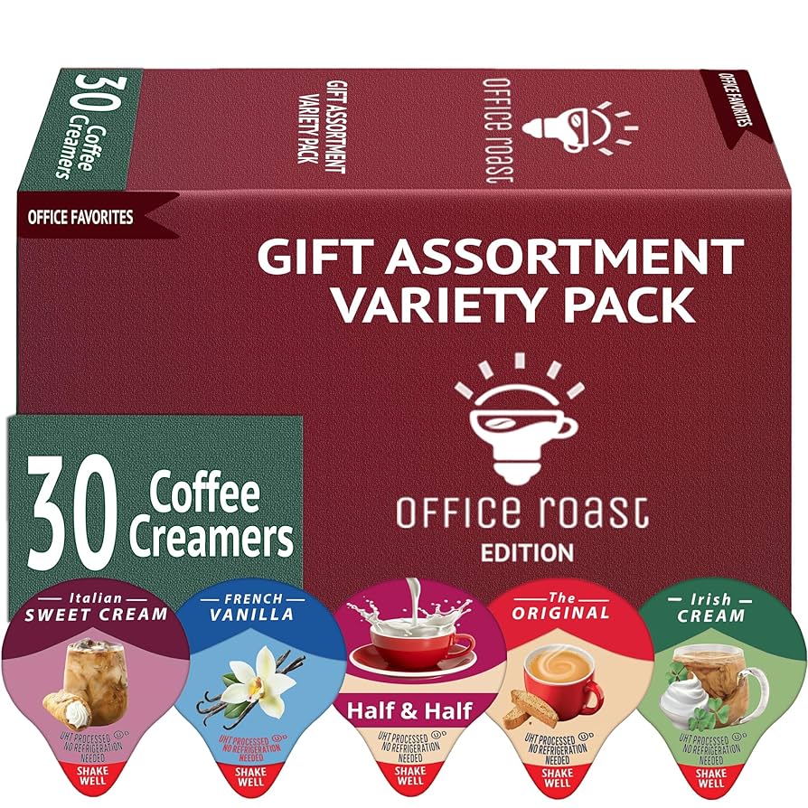 Variety Pack Creamers Liquid Creamer Singles | Gift Assortment Box | Coffee Cream