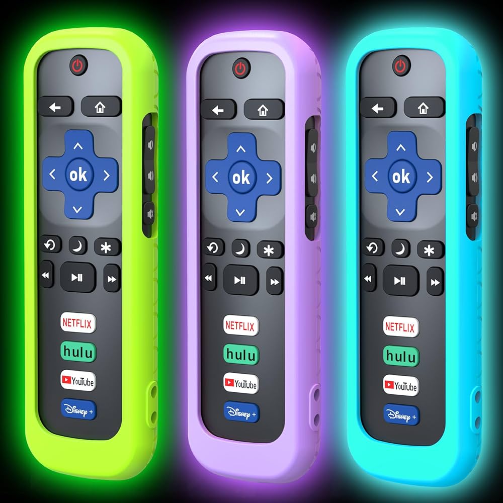 3 Pack Case For Roku Remote
